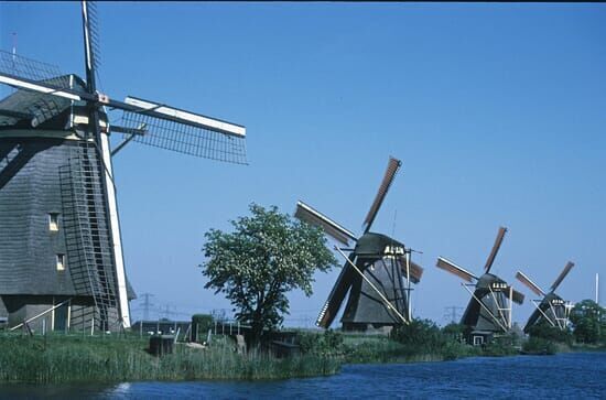 Die Mühlen von Kinderdijk (Niederlande)
