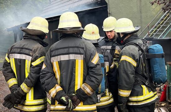 112: Feuerwehr im Einsatz