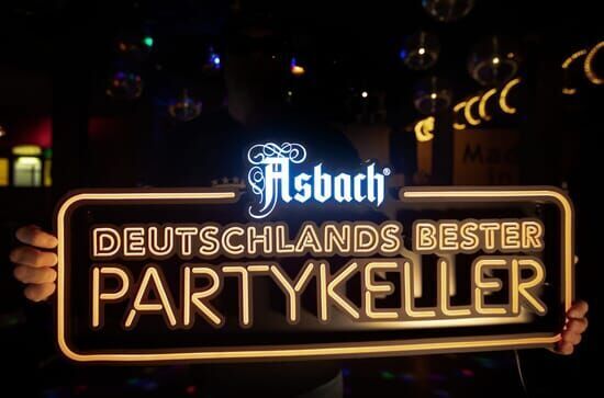 Asbach Deutschlands bester Partykeller