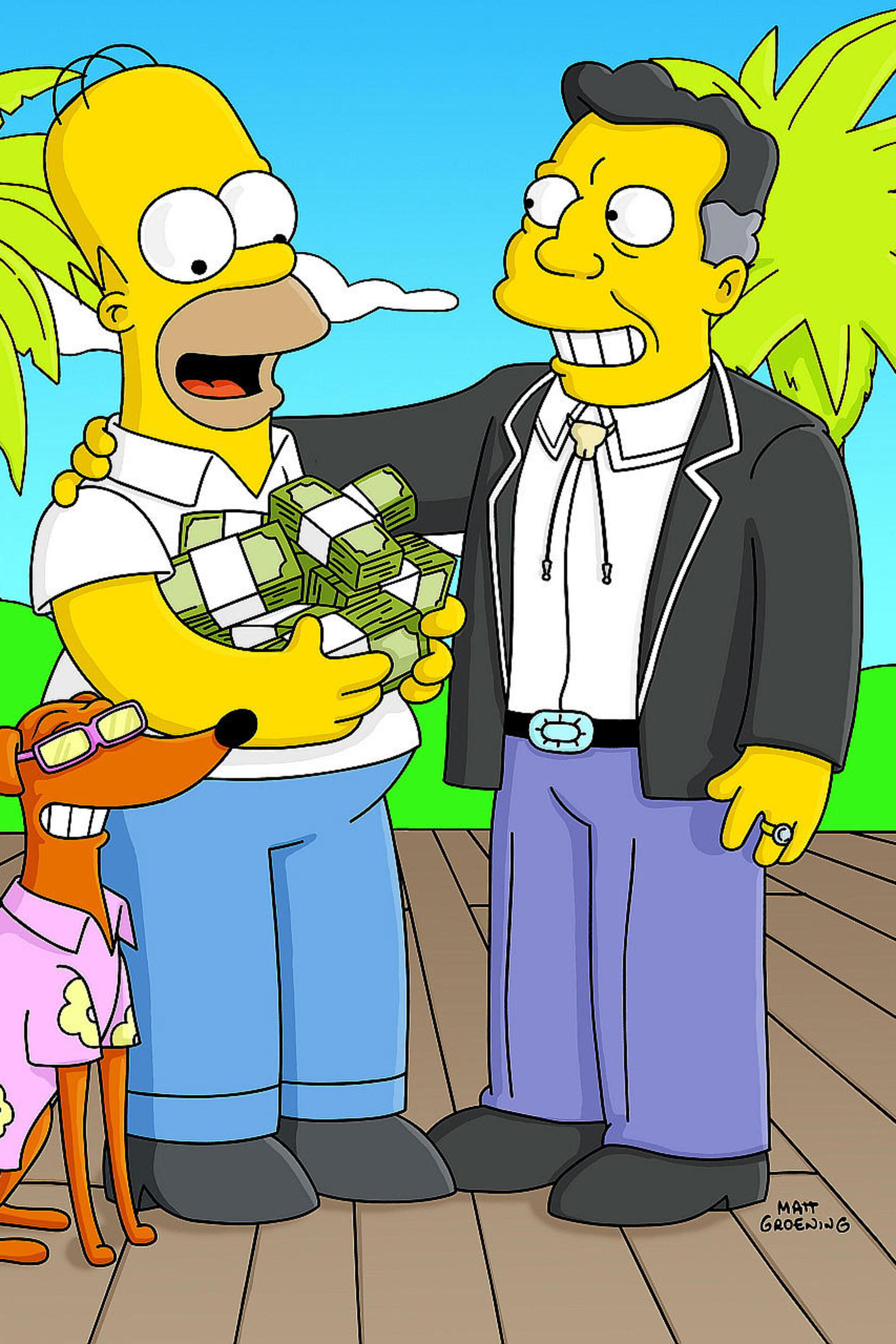 Les Simpson - Le chien-chien à son Homer